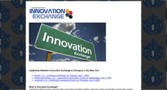 Desktop Screenshot of innovationexchange.leadnet.org