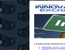 Tablet Screenshot of innovationexchange.leadnet.org